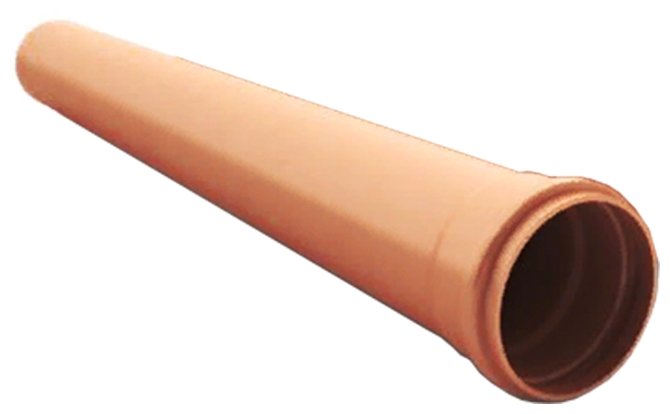 Канализационная труба NASHORN наруж. ПВХ 200x4.5x5000 мм (фото modal 1)