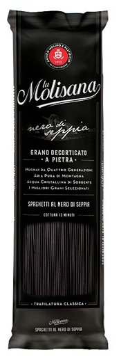 La Molisana Spa Макароны Spaghetti с чернилами каракатицы, 500 г (фото modal 1)