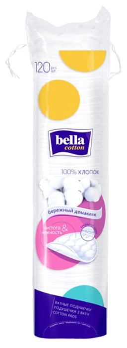 Ватные подушечки Bella Cotton бережный демакияж. Чистота и нежность (фото modal 1)