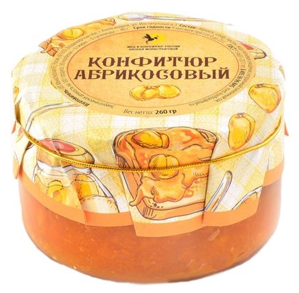 Конфитюр Мед-конфитюр абрикосовый, банка 260 г (фото modal 1)