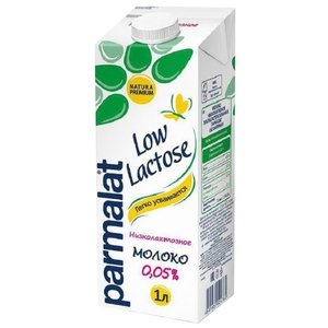 Молоко Parmalat Natura Premium Low Lactose ультрапастеризованное низколактозное 0.05%, 1 л (фото modal nav 1)