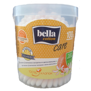 Ватные палочки Bella Cotton Care с Д-пантенолом и экстрактом из цветка апельсина (фото modal nav 1)