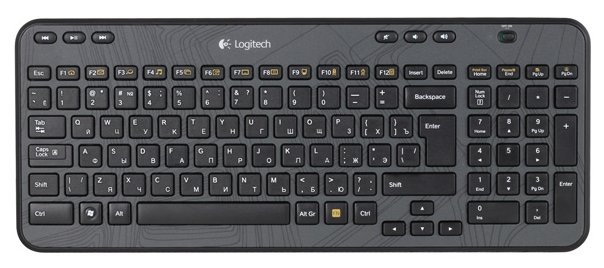 Клавиатура Logitech Wireless Keyboard K360 920-003095 Black USB (фото modal 2)