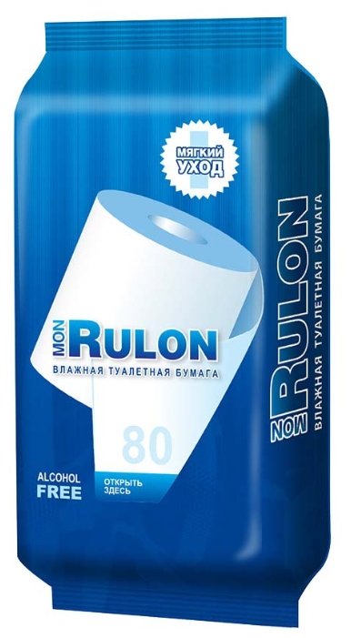 Влажная туалетная бумага Mon Rulon с экстрактом ромашки (фото modal 1)