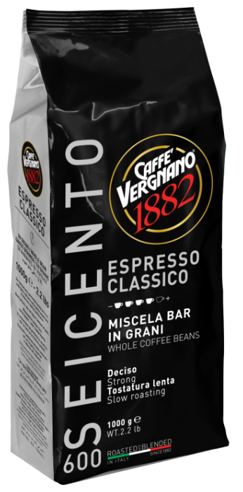 Кофе в зернах Caffe Vergnano 1882 Espresso Classico (фото modal 1)