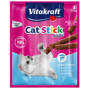 Лакомство для кошек Vitakraft Cat Stick mini Лосось и форель (фото modal nav 1)
