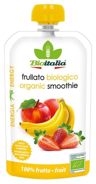 Смузи Bioitalia из яблока, клубники и банана (фото modal 1)