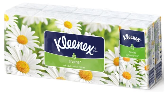 Платочки Kleenex Aroma Ромашка 21 х 20 (фото modal 1)