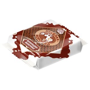 Вафли Весёлая коровка шоколадно-молочные 150 г (фото modal nav 1)
