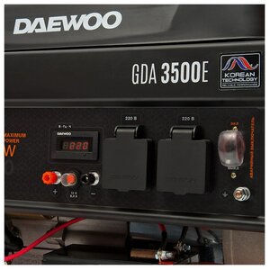 Бензиновая электростанция Daewoo Power Products GDA 3500E (фото modal nav 6)