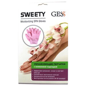 Увлажняющие гелевые перчатки Gess Sweety (фото modal nav 1)