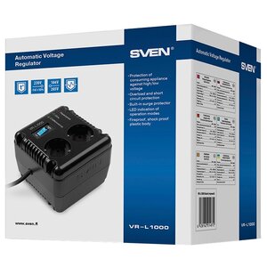 Стабилизатор напряжения SVEN VR-L1000 (фото modal nav 4)