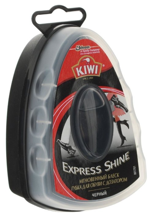 Kiwi Express Shine губка с дозатором черный (фото modal 1)