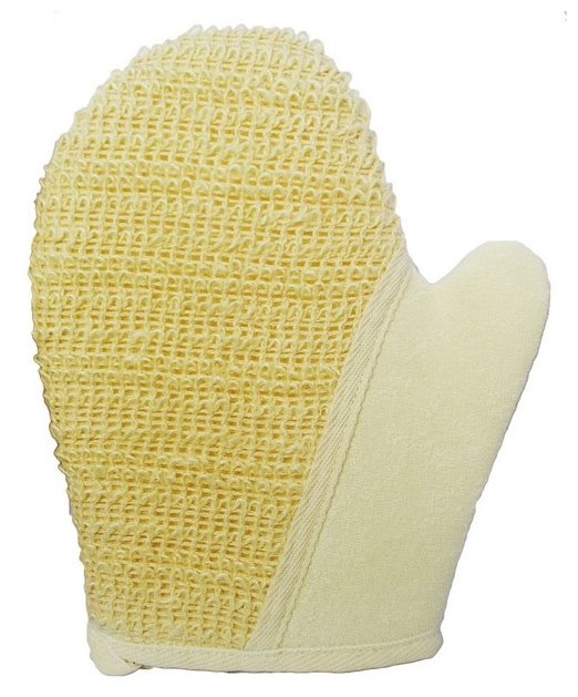 Мочалка Beauty format рукавица среднего плетения из крапивы и хлопка (45462-8039) (фото modal 1)