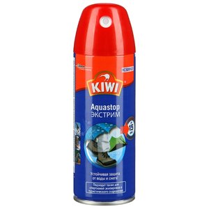 Kiwi Средство по уходу за изделиями из кожи, замши, нубука и текстиля Aquastop Экстрим бесцветный (фото modal nav 1)