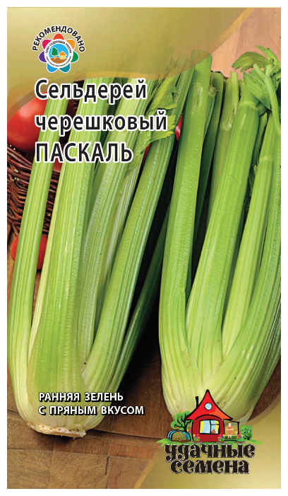 Семена Удачные семена Сельдерей черешковый Паскаль 0,3 г Гавриш 0.3 г (фото modal 1)