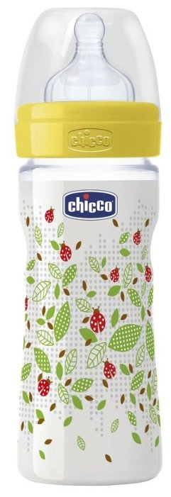 Chicco Бутылочка с соской из силикона Well-Being, средний поток, 250 мл с 2 мес. (фото modal 12)