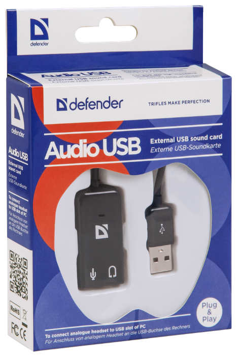 Внешняя звуковая карта Defender Audio USB (фото modal 2)