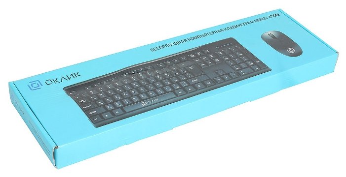 Клавиатура и мышь Oklick 230M Black USB (фото modal 4)