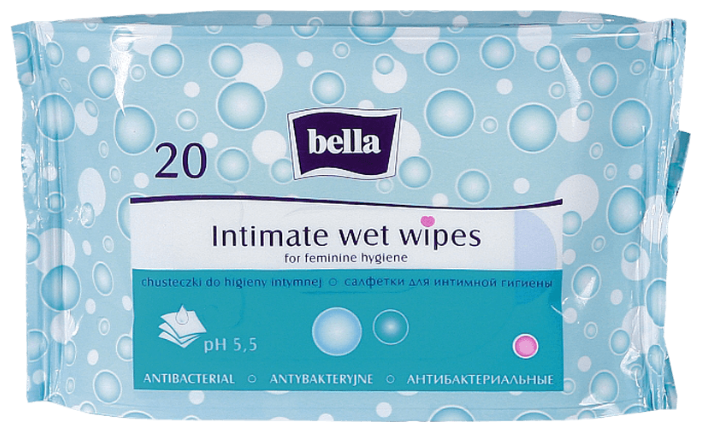 Bella Влажные салфетки для интимной гигиены, 20 шт (фото modal 2)