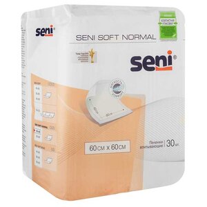 Пеленки Seni Soft Normal (SE-091-SN30-J02) 60 х 60 см (30 шт.) (фото modal nav 1)