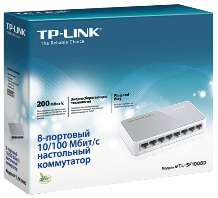 Коммутатор TP-LINK TL-SF1008D (фото modal 4)