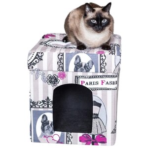Будка для кошек DreamBag складная Candy 37х37х40 см (фото modal nav 1)
