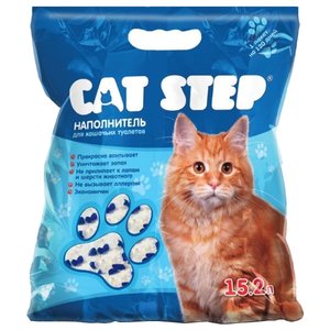 Наполнитель Cat Step Силикагелевый (15.2 л) (фото modal nav 1)
