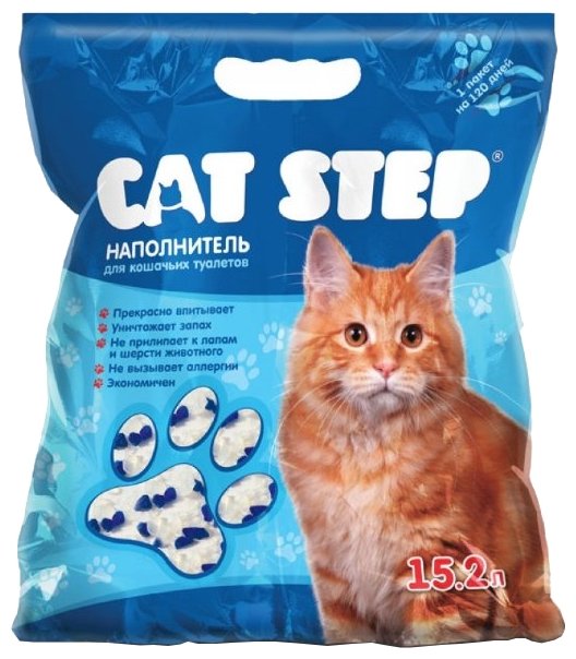 Наполнитель Cat Step Силикагелевый (15.2 л) (фото modal 1)