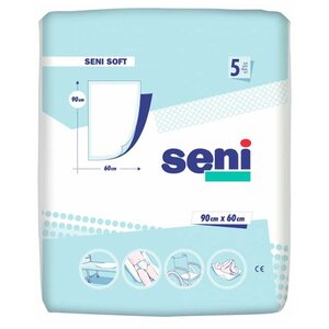 Пеленки Seni Soft (SE-091-S005-J03) 60 х 90 см (5 шт.) (фото modal nav 1)