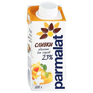 Сливки Parmalat ультрастерилизованные 23%, 200 г (фото modal nav 1)