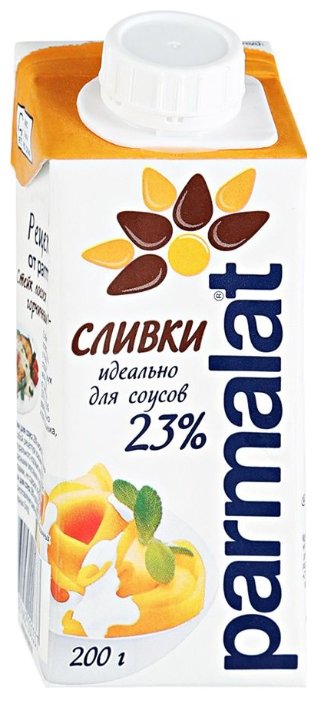 Сливки Parmalat ультрастерилизованные 23%, 200 г (фото modal 1)
