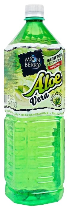 Напиток сокосодержащий MoonBerry Aloe Vera с кусочками алоэ (фото modal 1)
