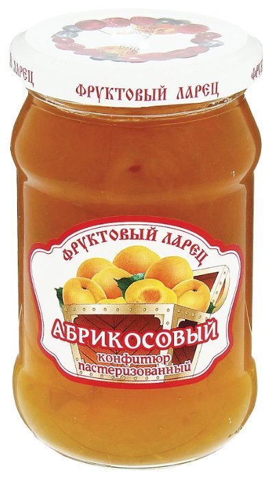Конфитюр Фруктовый ларец абрикосовый, банка 350 г (фото modal 1)