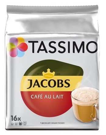 Кофе в капсулах Jacobs Cafe Au Lait (16 шт.) (фото modal 1)