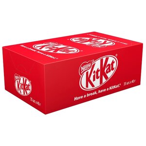 Батончик KitKat молочный шоколад с хрустящей вафлей, 40 г, коробка (фото modal nav 1)