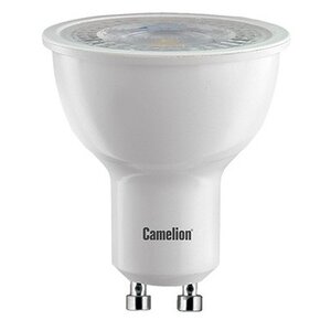 Лампа светодиодная Camelion, LED6-GU10/845/GU10 GU10, GU10, 6Вт, 4500К (фото modal nav 1)