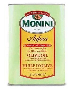 Monini Масло оливковое Anfora, жестяная банка (фото modal 3)