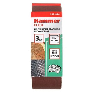 Бесконечная лента Hammer 212-024 Р150 75х457 3шт (фото modal nav 3)