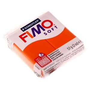 Полимерная глина FIMO Soft запекаемая мандарин (8020-42) (фото modal nav 1)