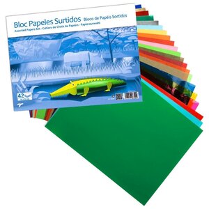 Набор цветного картона и цветной бумаги Surtidos Sadipal, 24х32 см, 42 л., 42 цв. (фото modal nav 1)