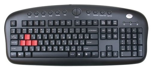 Клавиатура A4Tech KB-28G Black USB (фото modal 2)