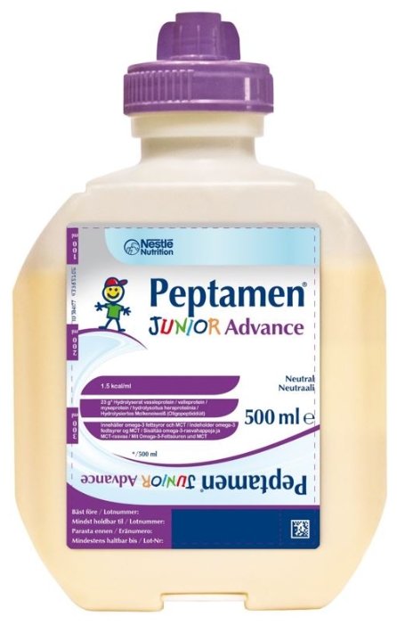 Peptamen (Nestle) Junior Advance готовое к употреблению 500 мл (фото modal 1)
