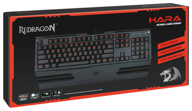 Клавиатура Redragon Hara Black USB (фото modal 9)