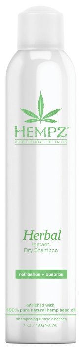 Сухой шампунь Hempz Herbal Instant, 198 г (фото modal 1)