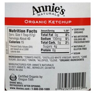 Кетчуп Annie's Organic (фото modal nav 2)