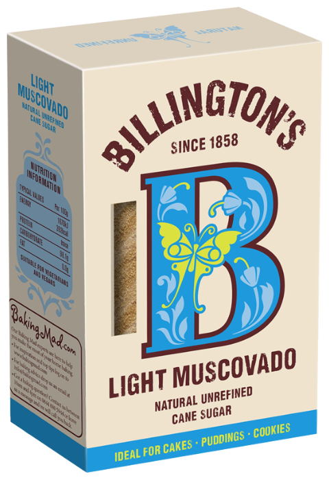Сахар Billington's Light Muscovado, картонная коробка (фото modal 1)