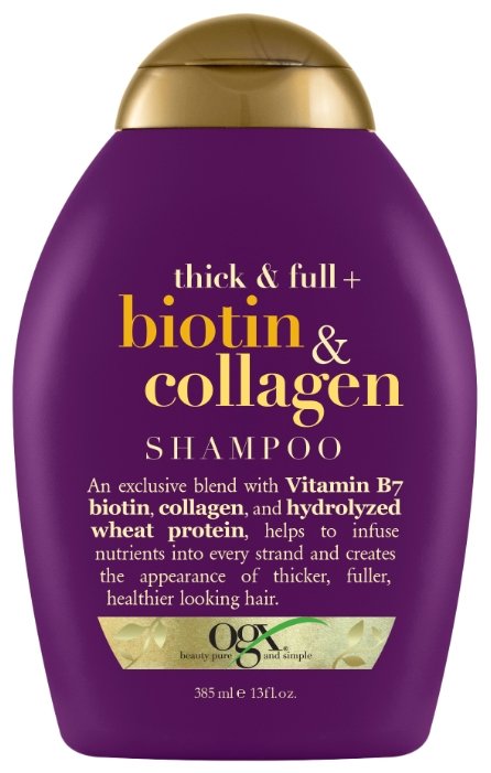 OGX шампунь Thick & Full+ Biotin & Collagen (фото modal 1)