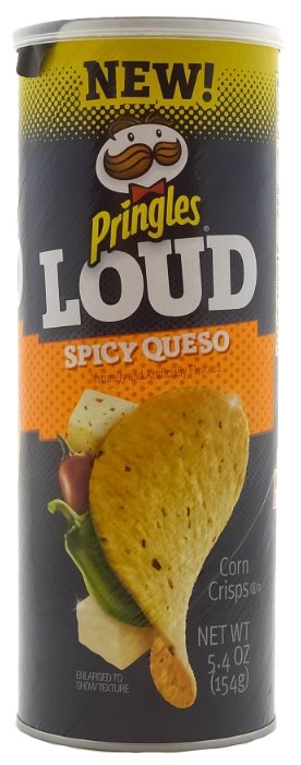 Чипсы Pringles Loud кукурузные Spicy Queso (фото modal 1)