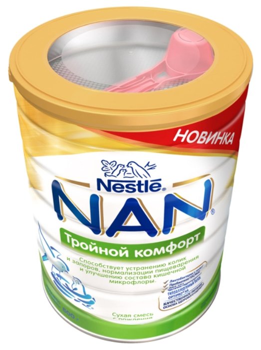 Смесь NAN (Nestlé) Тройной комфорт (с рождения) 800 г (фото modal 2)